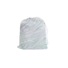 Illustration Marble Texture Marble Painting Drawstring Pouch (small) by Wegoenart