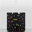 Illustration Geometric Art Colorful Shapes Full Print Rope Handle Tote (Large) View2