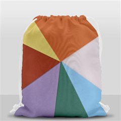 Colorful Paper Art Materials Drawstring Bag (small) by Wegoenart