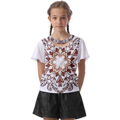 Im Fourth Dimension Colour 43 Kids  Front Cut Tee by imanmulyana