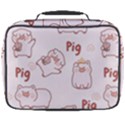 Pig Cartoon Background Pattern Full Print Lunch Bag View2