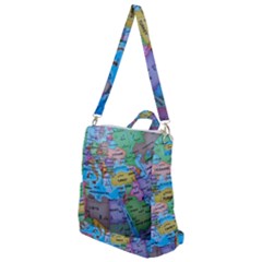 Globe World Map Maps Europe Crossbody Backpack by Jancukart