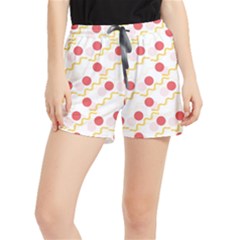 Illustration Abstract Line Pattern Dot Lines Decorative Women s Runner Shorts by Amaryn4rt