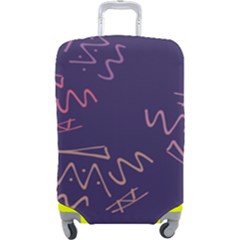 Background Abstract Pattern Design Luggage Cover (large) by Wegoenart