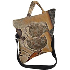 A Little Glass Of White Wine - Italian Drinks Fold Over Handle Tote Bag by ConteMonfrey