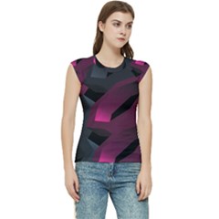 Hexagon Geometric Art Design Women s Raglan Cap Sleeve Tee by danenraven