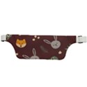 Rabbits, Owls And Cute Little Porcupines  Active Waist Bag View2