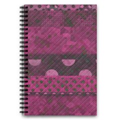 Illustration Background Pattern Texture Design 5 5  X 8 5  Notebook by danenraven