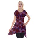 Illustration Art Background Pattern Texture Design Short Sleeve Side Drop Tunic View1