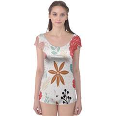 Nature Flora Background Wallpaper Boyleg Leotard  by Ravend