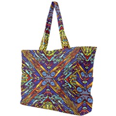 Mosaic Pattern Background Simple Shoulder Bag by Ravend