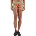 Folk Art Pattern Folk Art Background Yoga Shorts View1