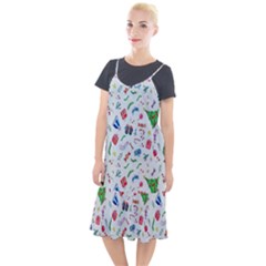 New Year Christmas Winter Watercolor Camis Fishtail Dress by artworkshop