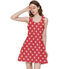 Felt Background Paper Red Yellow Star Inside Out Racerback Dress by artworkshop