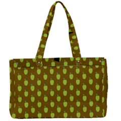 All The Green Apples  Canvas Work Bag by ConteMonfrey