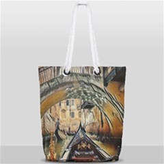 Art Venice Channel Full Print Rope Handle Tote (small) by ConteMonfrey