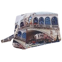 Lovely Gondola Ride - Venetian Bridge Wristlet Pouch Bag (large) by ConteMonfrey