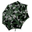 Illustration Camouflage Camo Army Soldier Abstract Pattern Hook Handle Umbrellas (Large) View2