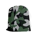 Illustration Camouflage Camo Army Soldier Abstract Pattern Drawstring Pouch (XL) View1