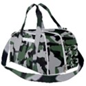 Illustration Camouflage Camo Army Soldier Abstract Pattern Burner Gym Duffel Bag View2