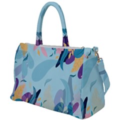 Leaves Leaf Nature Background Plant Duffel Travel Bag by danenraven