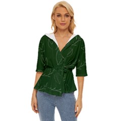 Leaves Leaf Foliage Plant  Background Lightweight Drawstring Hooded Top by danenraven
