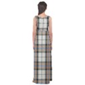 Cute blue grey white plaids Empire Waist Maxi Dress View2