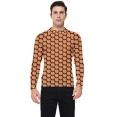 Cute Pumpkin Black Small Men s Long Sleeve Rash Guard by ConteMonfrey