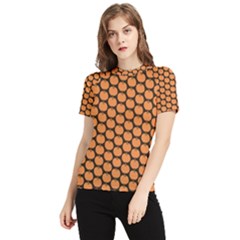 Cute Pumpkin Black Small Women s Short Sleeve Rash Guard by ConteMonfrey