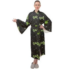 Halloween - The Witch Is Back   Maxi Velour Kimono by ConteMonfrey
