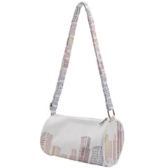 Buildings, Building City Building Condominium Skyscraper Mini Cylinder Bag by Jancukart