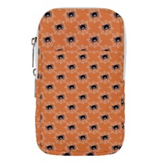 Halloween Black Orange Spiders Waist Pouch (large) by ConteMonfrey
