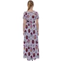 Cake Cupcake Sweet Dessert Food High Waist Short Sleeve Maxi Dress View2
