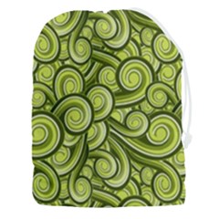 Flower Design Paradigm Start Drawstring Pouch (3xl) by Ravend