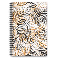 Tiger Pattern Background 5 5  X 8 5  Notebook by danenraven