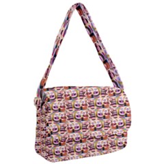 Funny Monsters Teens Collage Courier Bag by dflcprintsclothing