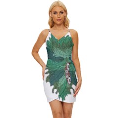 Im Fourth Dimension Colour 76 Wrap Tie Front Dress by imanmulyana