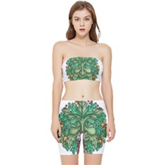 Im Fourth Dimension Colour 82 Stretch Shorts And Tube Top Set by imanmulyana