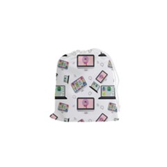 Computer Technology Communication Drawstring Pouch (xs) by Wegoenart