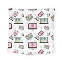 Computer Technology Communication Square Tapestry (small) by Wegoenart