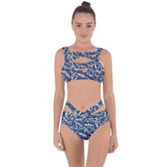 Butterflies Motif Collage Pattern Bandaged Up Bikini Set  by dflcprintsclothing