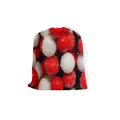 Beads Drawstring Pouch (medium) by artworkshop