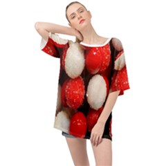 Beads Oversized Chiffon Top by artworkshop