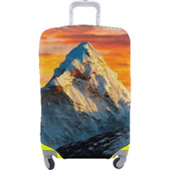 Himalaya Mountains Landscape  Nature Luggage Cover (large) by danenraven