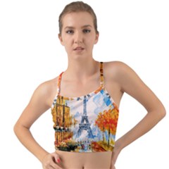 Eiffel Tower Landmark Architecture  Artistic Mini Tank Bikini Top by danenraven