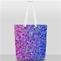 Abstract Triangle Tile Mosaic Pattern Full Print Rope Handle Tote (Small) View2