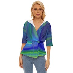 Space Design Abstract Sky Storm Lightweight Drawstring Hooded Top by danenraven