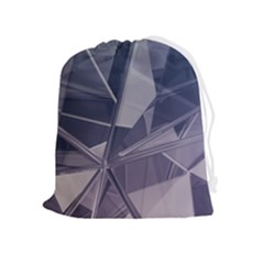 Background Abstract Minimal Drawstring Pouch (xl) by danenraven