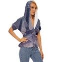 Background Abstract Minimal Lightweight Drawstring Hooded Top View3