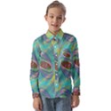 Ellipse Pattern Elliptical Abstract Kids  Long Sleeve Shirt View1